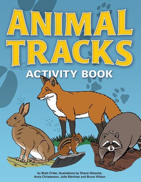 Animal Tracks Activity Book (Color and Learn) cover