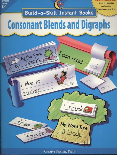 CONSONANT BLENDS & DIGRAPHS, BUILD-A-SKILL INSTANT BOOKS