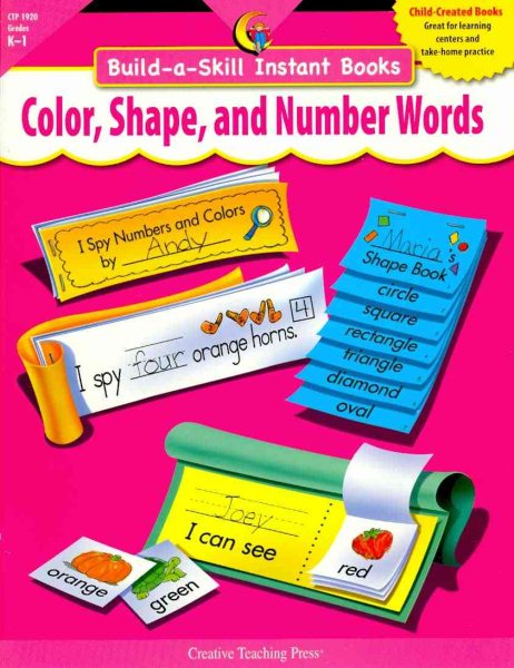 Color, Shape, and Number Words Build A Skill Instant Books (1920) cover