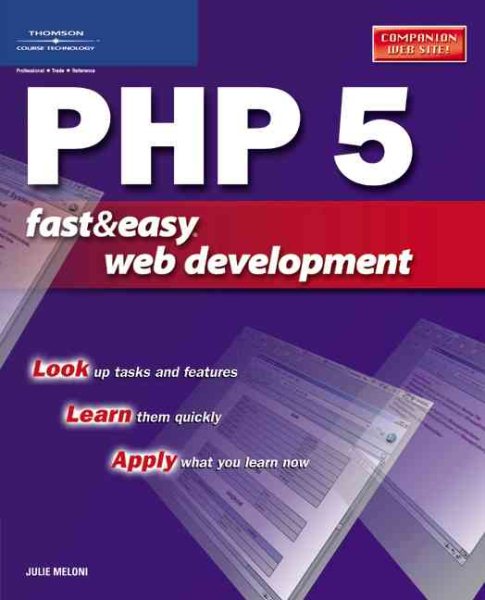 PHP 5 Fast & Easy Web Development cover