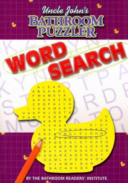 Uncle John's Bathroom Puzzler: Word Search cover