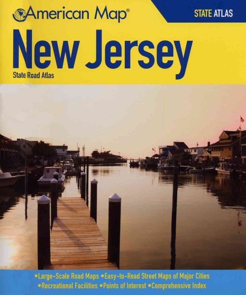 American Map New Jersey State Road Atlas cover
