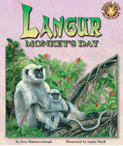 Langur Monkey's Day - An Amazing Animal Adventures Book (Mini book) (Meet Africas Animals) cover