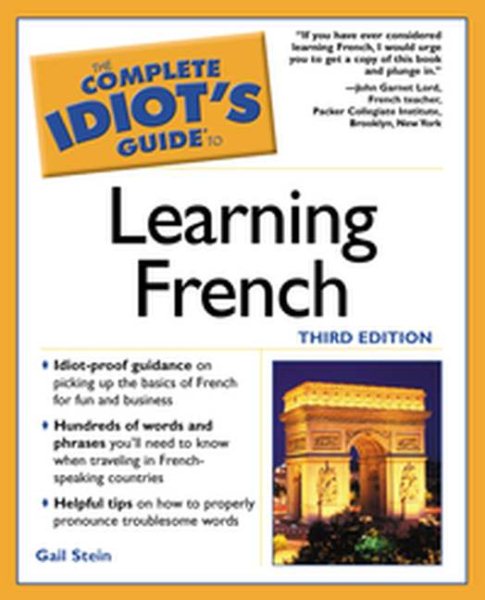Complete Idiot's Guide to Learning French, 3E (The Complete Idiot's Guide) cover