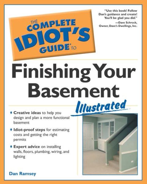 The Complete Idiot's Guide to Finishing Your Basement Illustrated cover