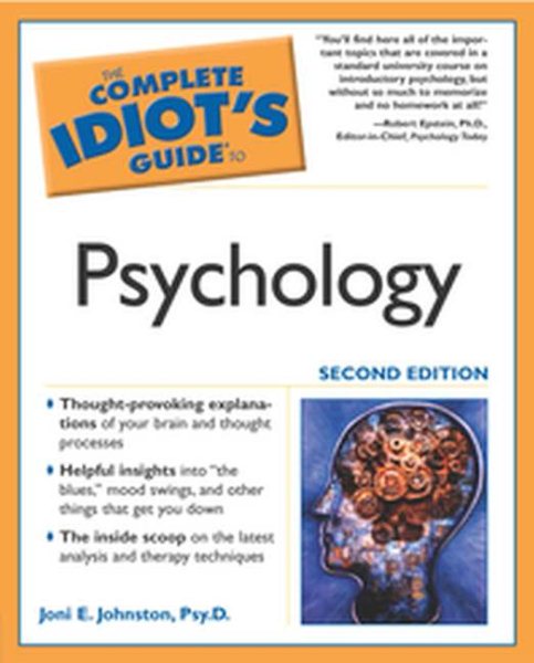 The Complete Idiot's Guide to Psychology, 2E cover