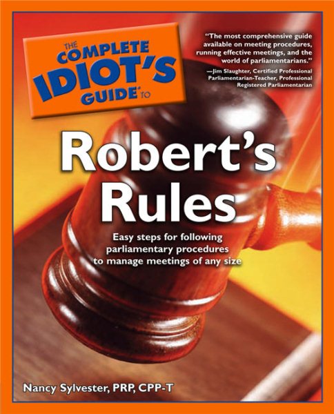 The Complete Idiot's Guide to Robert's Rules cover