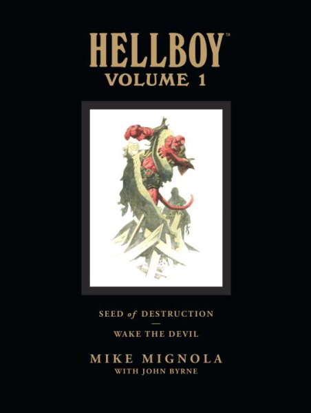 Hellboy Library Edition, Volume 1: Seed of Destruction and Wake the Devil cover