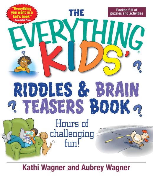 The Everything Kids Riddles & Brain Teasers Book: Hours of Challenging Fun cover