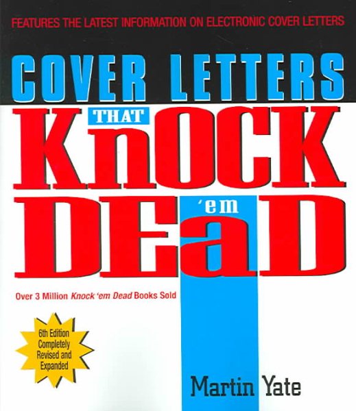 Knock Em'dead Cover Ltrs.(6th) (COVER LETTERS THAT KNOCK 'EM DEAD) cover