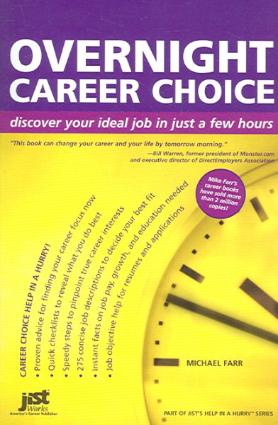 Overnight Career Choice: Discover Your Ideal Job in Just a Few Hours cover