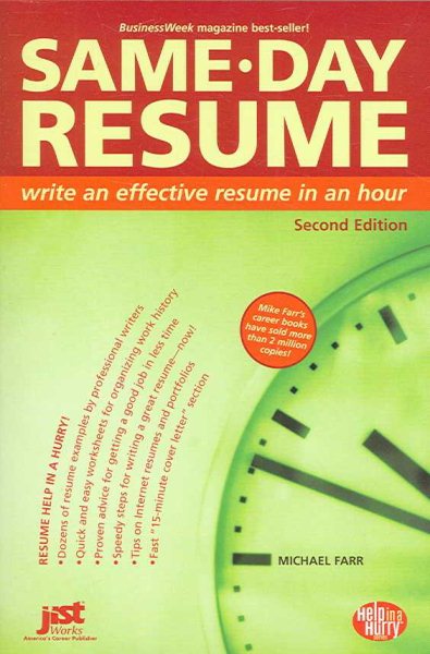 Same-Day Resume (Help in a Hurry) cover