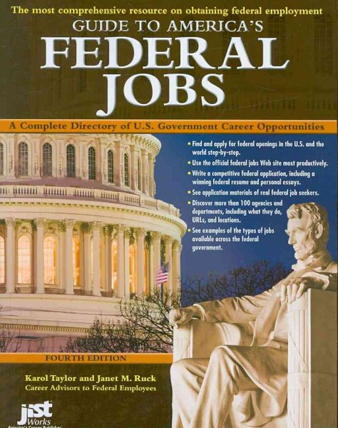 Guide to America's Federal Jobs: A Complete Directory of U.S. Government Career Opportunities cover