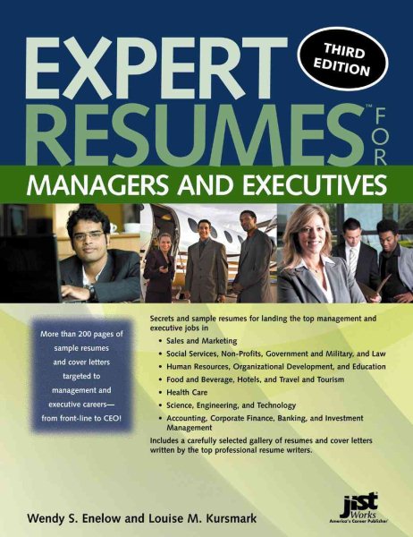 Expert Resumes for Managers and Executives, 3rd Ed cover