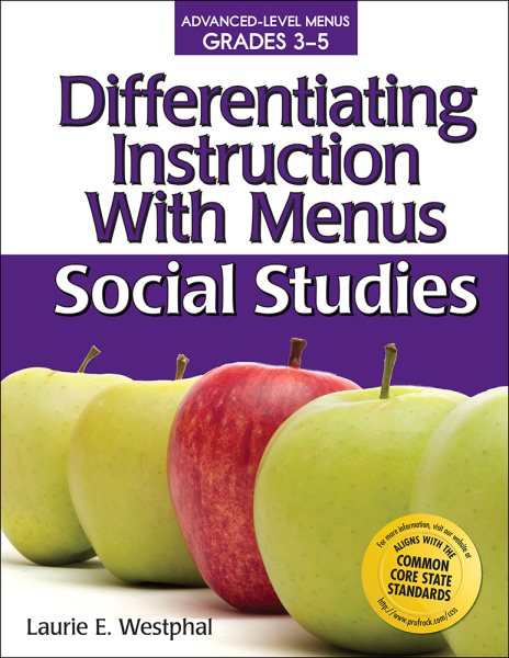 Differentiating Instruction with Menus: Social Studies (Grades 3-5) cover