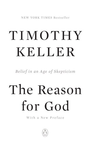 The Reason for God: Belief in an Age of Skepticism cover