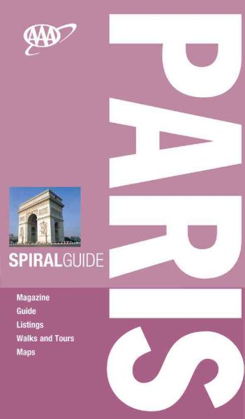 AAA Spiral Paris (AAA Spiral Guides) cover