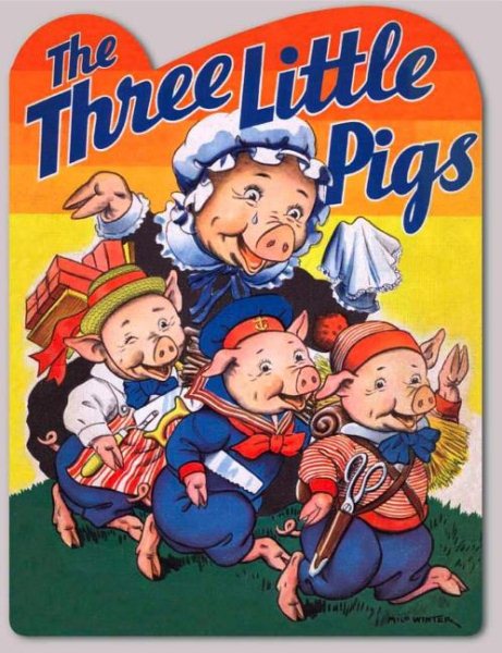 The Three Little Pigs - Shape Book (Children's Die-Cut Shape Book) cover