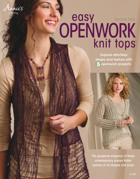 Easy Openwork Knit Tops cover