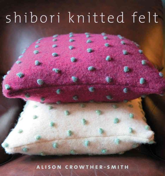 Shibori Knitted Felt cover