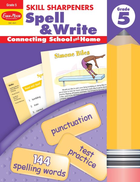 Skill Sharpeners Spell & Write, Grade 5 cover