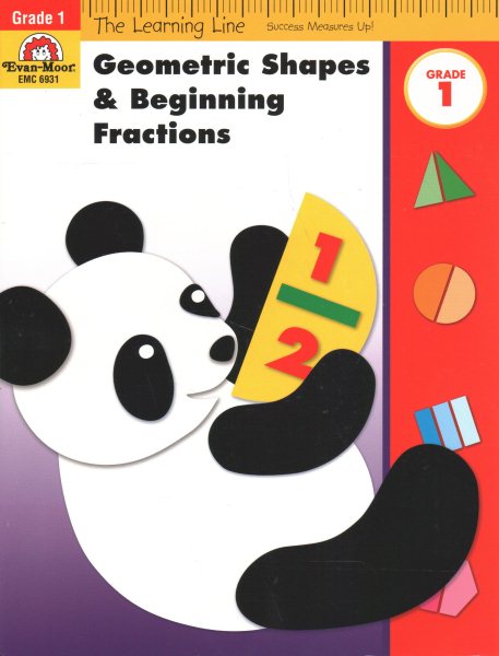 Geometric Shapes & Beginning Fractions (The Learning Line) cover