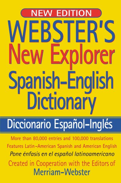 Webster's New Explorer Spanish-English Dictionary (Spanish Edition) cover