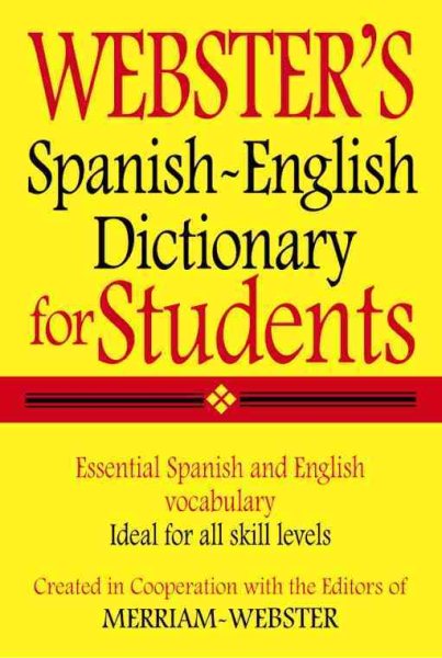 Webster's Spanish-English Dictionary for Students (Spanish and English Edition) cover