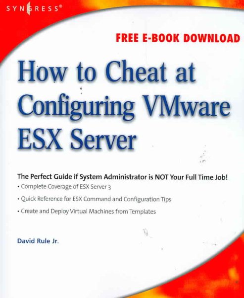 How to Cheat at Configuring VmWare ESX Server cover