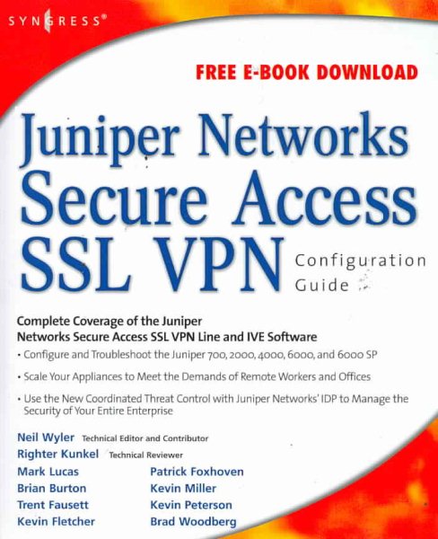 Juniper Networks Secure Access SSL VPN Configuration Guide cover