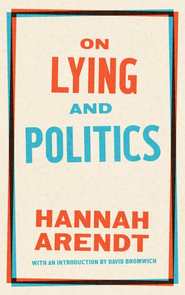 On Lying and Politics: A Library of America Special Publication cover