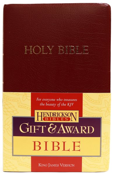 KJV Gift & Award Bible: Burgundy cover
