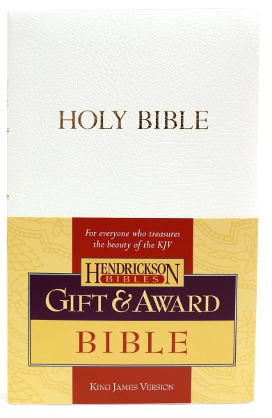 KJV Gift & Award Bible: White cover