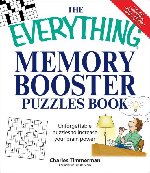 The Everything Memory Booster Puzzles Book: Fun and challenging puzzles to increase your brain power cover