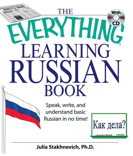 The Everything Learning Russian Book with CD: Speak, write, and understand Russian in no time! cover