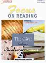 The Giver (Saddleback Focus on Reading Study Guides) cover