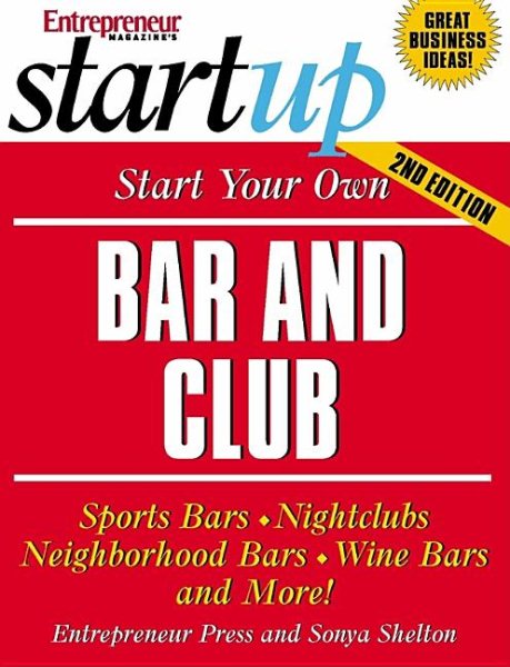 Start Your Own Bar and Club (Startup) cover