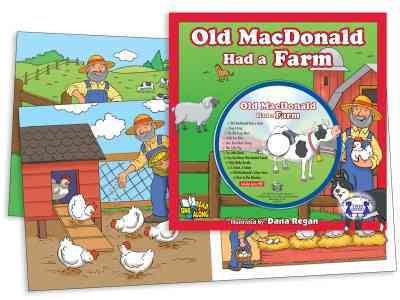 Old MacDoonald Had A Farm 8x8 Book & CD (Read & Sing Along) cover
