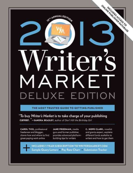 2013 Writer's Market, Deluxe Edition, 13th Annual Edition cover