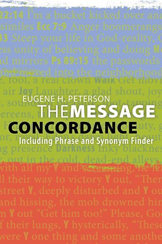 The Message Concordance: Including Phrase and Synonym Finder cover