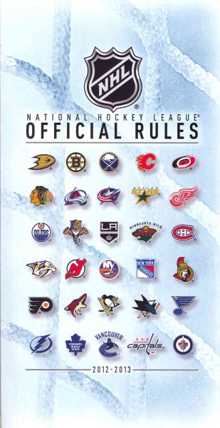 20122013 Official Rules of the NHL cover