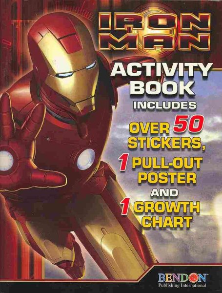 Iron Man Activity Book cover