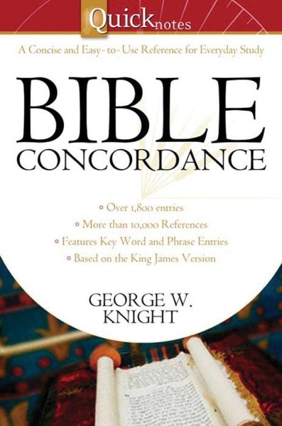 Quicknotes Bible Concordance (QuickNotes Commentaries) cover