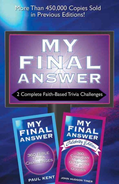 2-in-1 Bible Trivia:  My Final Answer / My Final Answer Celebrity Edition cover