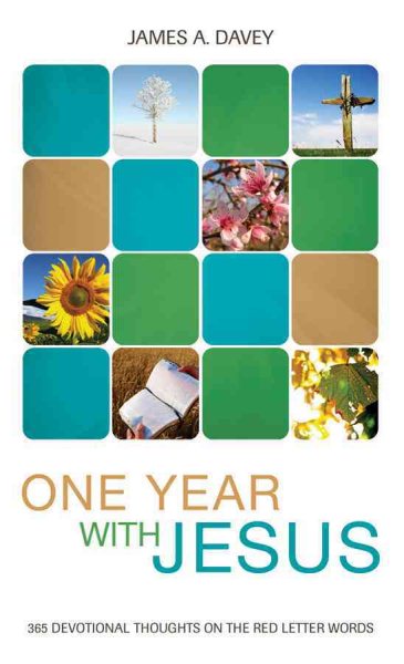 One Year with Jesus: 365 Devotional Thoughts on the Red Letter Words (Inspirational Library) cover