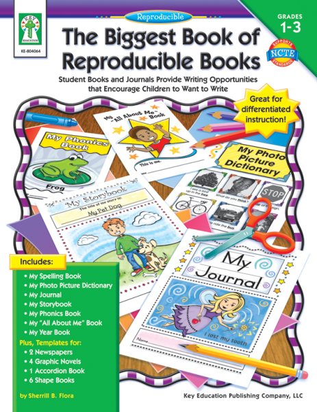 Biggest Book of Reproducible Books, Grades 1 - 3 cover