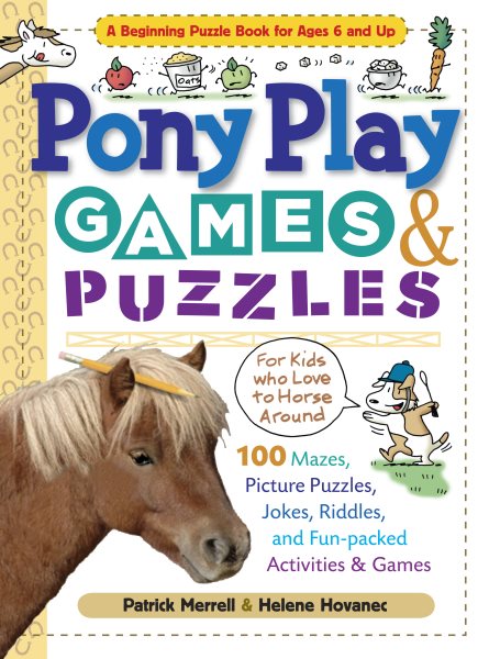 Pony Play Games & Puzzles (Storey's Games & Puzzles) cover