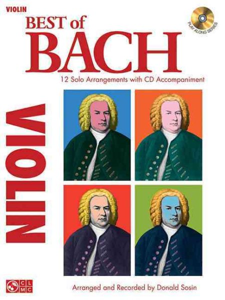 Best of Bach: 12 Solo Arrangements with CD Accompaniment cover