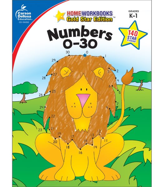 Numbers 0-30, Grades K - 1 (Home Workbooks) cover