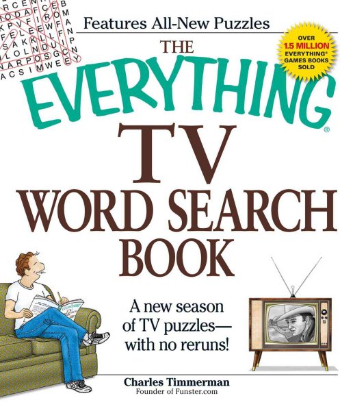 The Everything TV Word Search Book: A new season of TV puzzles - with no reruns! cover